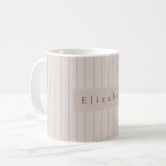 Moderner Namensbecher Kaffeetasse