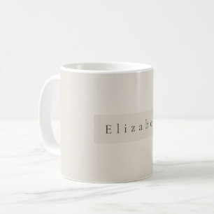 Moderner Namensbecher Kaffeetasse