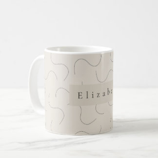 Moderner Namensbecher  Kaffeetasse