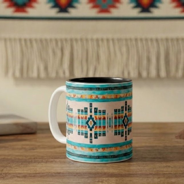 Moderner Nomade Zweifarbige Tasse (Von Creator hochgeladen)