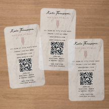 Moderner Notar-Unterzeichnungs-Agent QR-Code Marmo