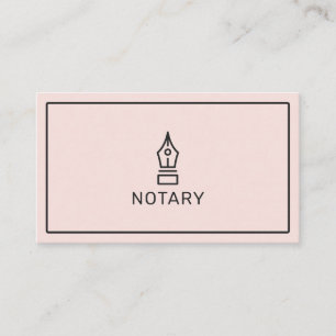Moderner Notarzt mit Rosa Rosa Agent Visitenkarte