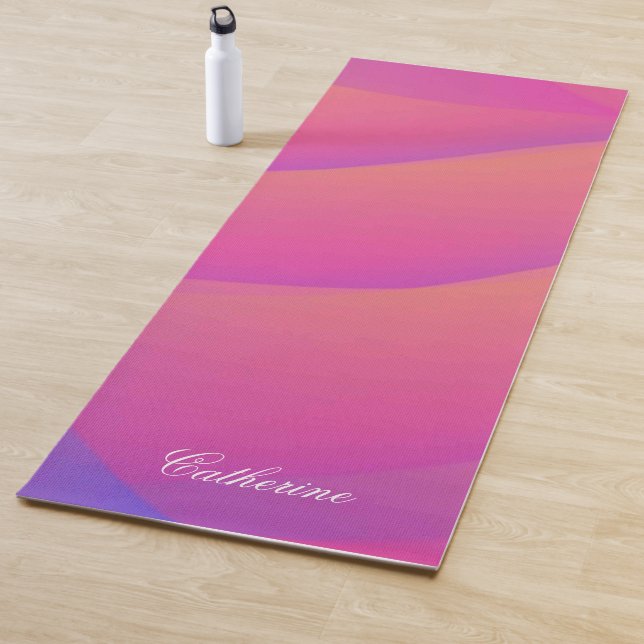 Moderner Ökologischer Rainbow Color Individuelle N Yogamatte (Beispiel)