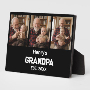 Moderner Opa Est. Name Jahr 3 Foto Fotoplatte