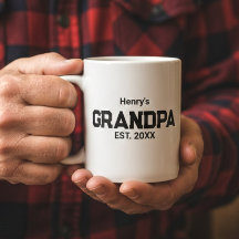 Moderner Opa Gegründet Est. Name Jahr 
