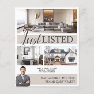 Moderner Open-House-Immobilien-Makler-Flyer Flyer