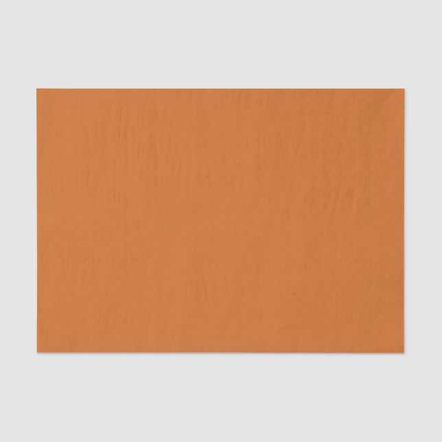 Moderner Orange Herbst Seidenpapier (Vorderseite)