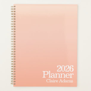 Moderner Orange Ombre Planer