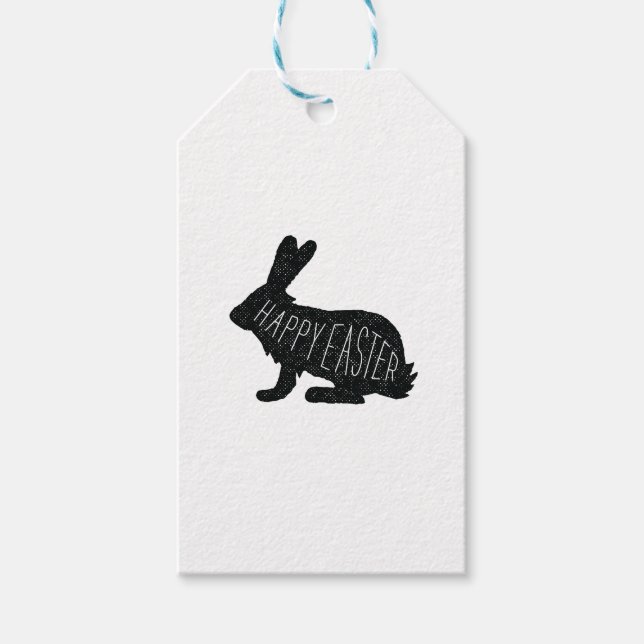 Moderner Ostersonntag | Frohe Ostern Geschenkanhänger (Vorderseite)