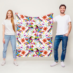 Moderner Otomi Entwurf III Fleecedecke