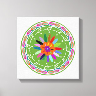 Moderner Otomi Entwurf Leinwanddruck