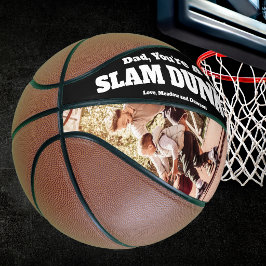 Moderner Papa, du bist ein Slam Dunk! Personalisie Basketball