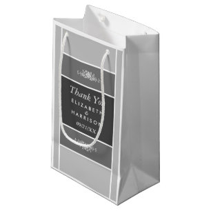 Moderner Pastelblock - Siver Gray - Hochzeit Kleine Geschenktüte