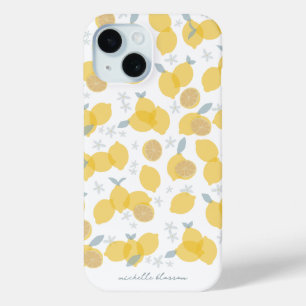 Moderner Pastell Citrus Lemons Muster Individuelle Case-Mate iPhone Hülle