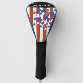 Moderner, patriotisch-amerikanischer Name Golf Headcover