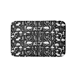 Moderner Personalisierter Bärenfoxenzimmer Badematte