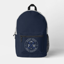 Moderner Personalisierter Golfspieler Name Best Va Bedruckter Rucksack