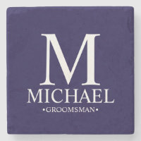Moderner Personalisierter Monogramm- und Name-Trau