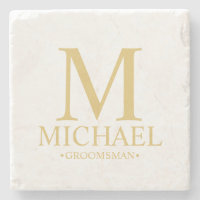 Moderner Personalisierter Monogramm- und Name-Trau