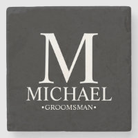 Moderner Personalisierter Monogramm- und Name-Trau