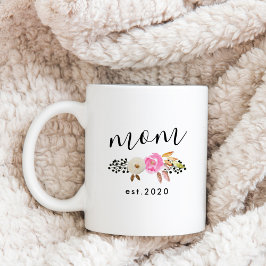 Moderner Personalisierter Muttertag der Blumen Kaffeetasse