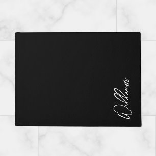 Moderner Personalisierter Name des Drehbuchs Doorm Fußmatte