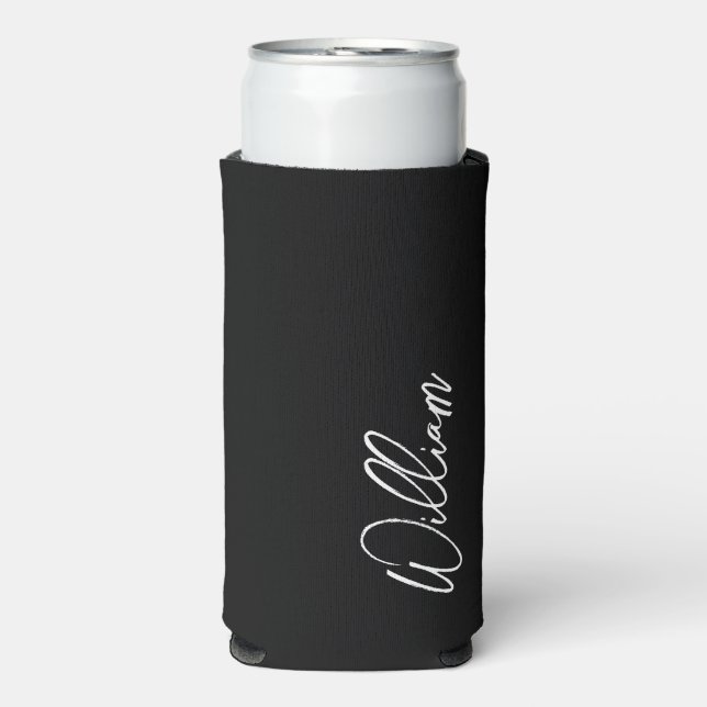 Moderner Personalisierter Name für Skripte kann ge Selters Dosenkühler (Seltzer Vorderseite)