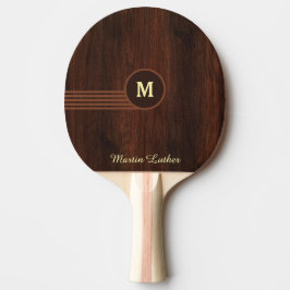 Moderner Personalisierter Name Holzkunststoff Weiß Tischtennis Schläger