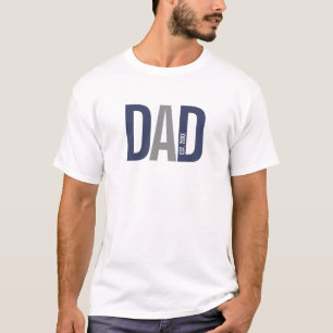 Moderner Personalisierter Navy-Vater etabliert T-Shirt