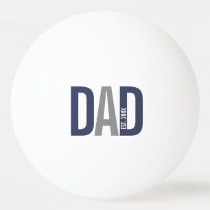 Moderner Personalisierter Navy-Vater etabliert Tischtennisball