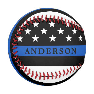 Moderner Personalisierter Polizeibeamter für Thin Baseball