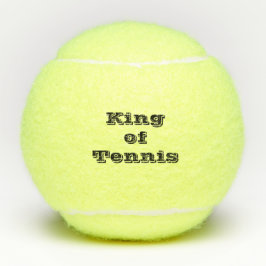 Moderner personalisierter Tenniskönig Tennisbälle