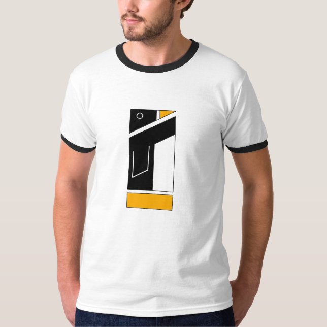 Moderner Pinguin T-Shirt (Vorderseite)