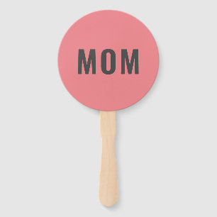 Moderner Pink Blue Baby Duschkopf Handfan: Mama od Fächer