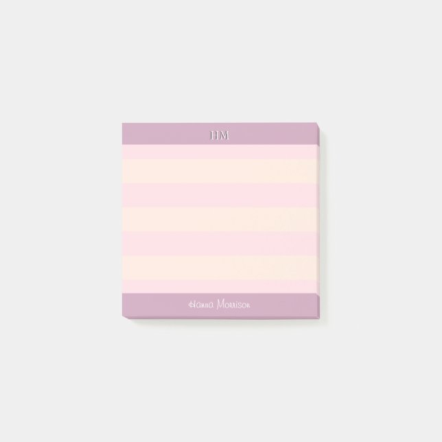 Moderner Pink Office School Lehrer Mama Student Post-it Klebezettel (Vorderseite)
