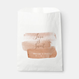 Moderner Pinselstrich Minimalistisch Geschenktütchen