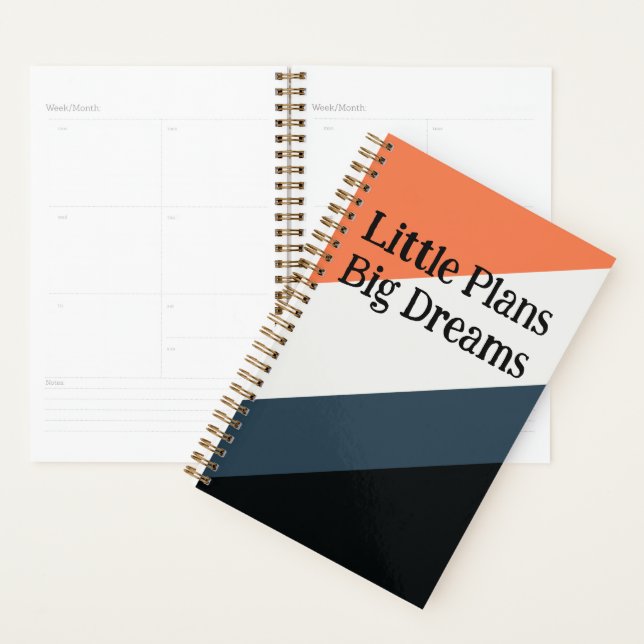Moderner Power-Planer – Orange, Navy & Grau-Theme Planer (Anzeige)