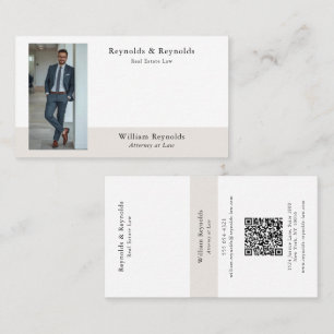 Moderner QR-Code für professionelle Anwälte auf Vi Visitenkarte