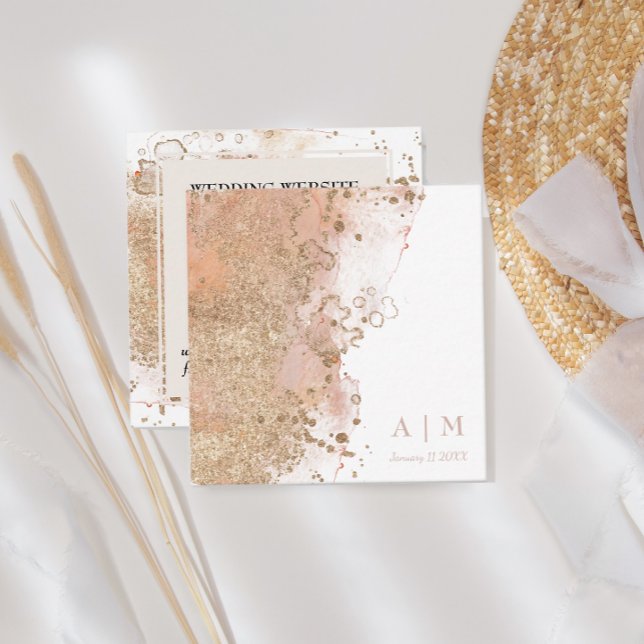 Moderner QR-Code für Wasserfarbenstrände Begleitkarte (Von Creator hochgeladen)