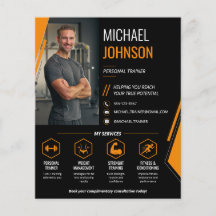 Moderner QR-Code-Personal-Trainer für Fotos