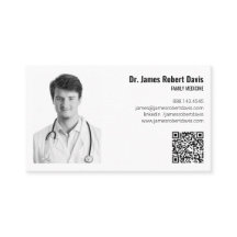 Moderner QR-Foto für Minimalistische Ärzte 👨 ‍ ⚕