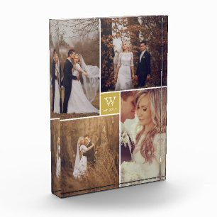 Moderner quadratischer fotoblock