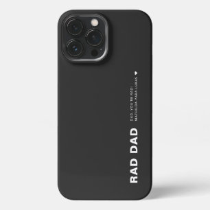 Moderner Rad Vater Lustiger Vater Papa Stylisch iPhone 13 Pro Max Hülle