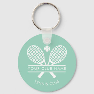 Moderner Rasen Tennis Club Name Team Spieler Benut Schlüsselanhänger