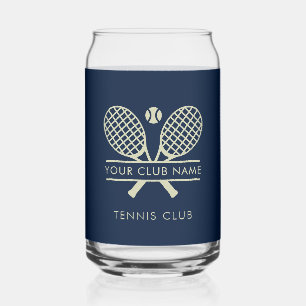 Moderner Rasen Tennis Club Name Team Swag Custom Dosenglas