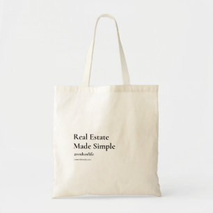 MODERNER REALTOR LIFE REAL ANWESEN AGENT SLOGAN TRAGETASCHE
