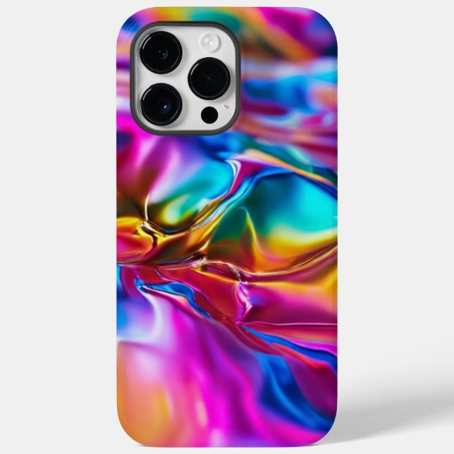 Moderner Regenbogen Case-Mate iPhone 14 Pro Max Hülle (Rückseite)