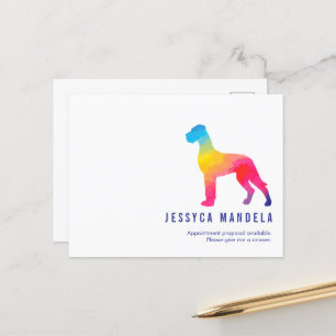 Moderner Regenbogen des Stolzes Postkarte