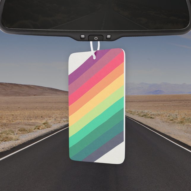 Moderner Regenbogen | Farbiger LGBT-Gay Pride Autolufterfrischer (Von Creator hochgeladen)