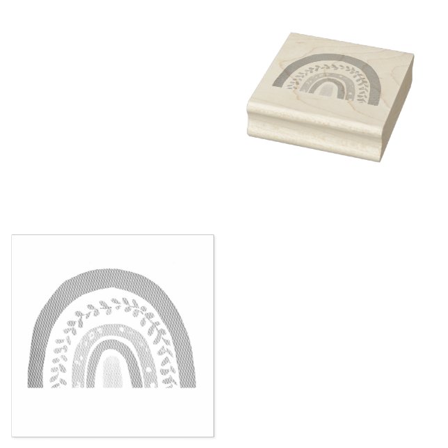 Moderner Regenbogen Gummistempel (Stempel)